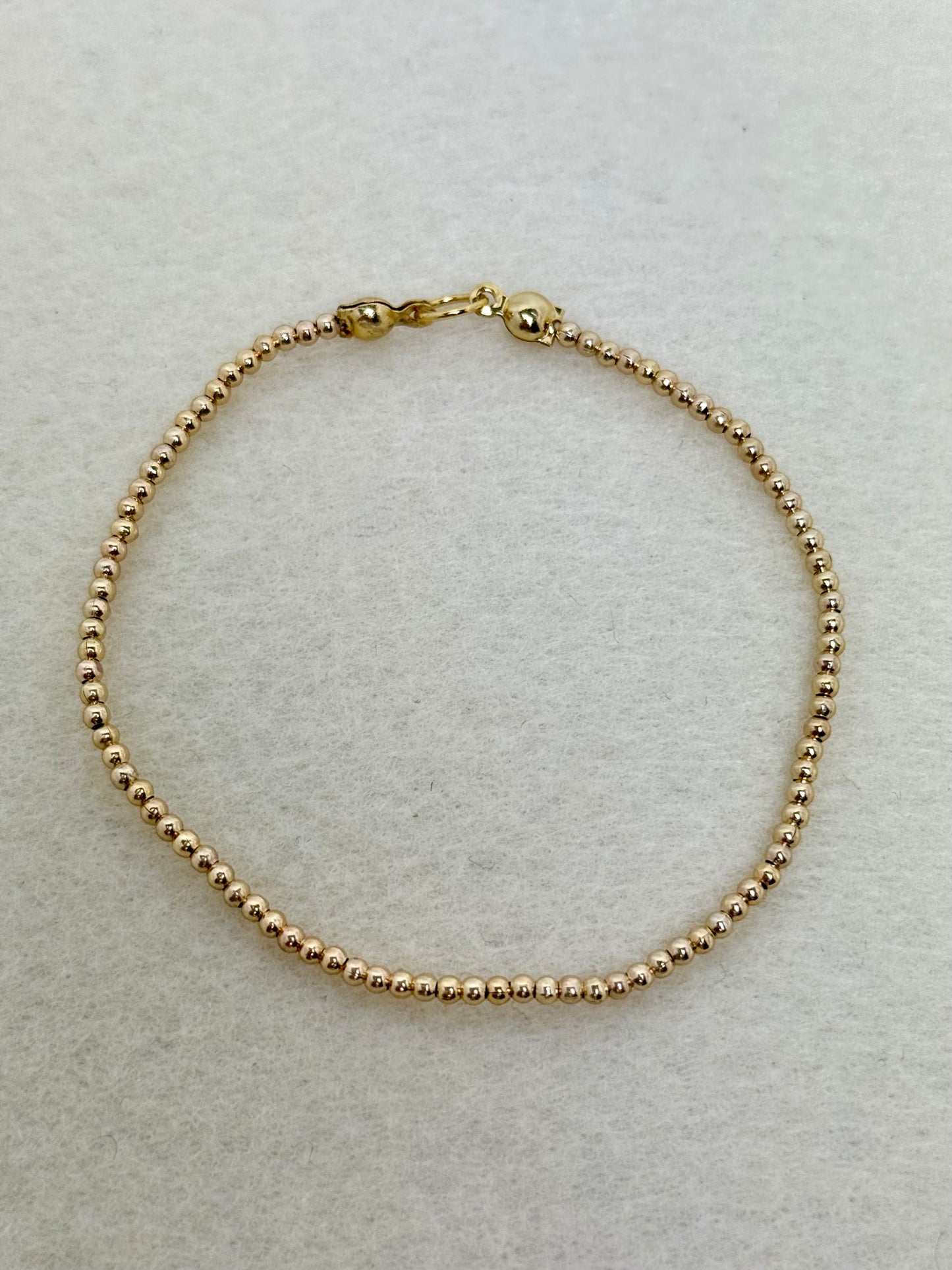 The Playbook - 2mm Gold Bracelet