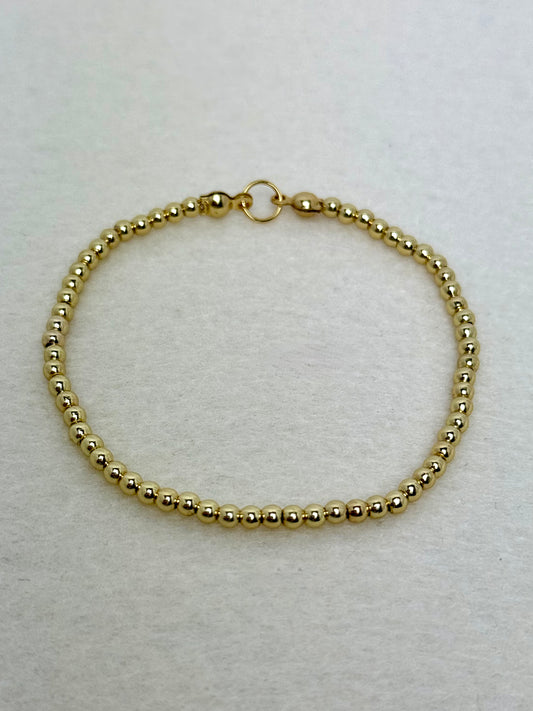 The Playbook - 3mm Gold Bracelet