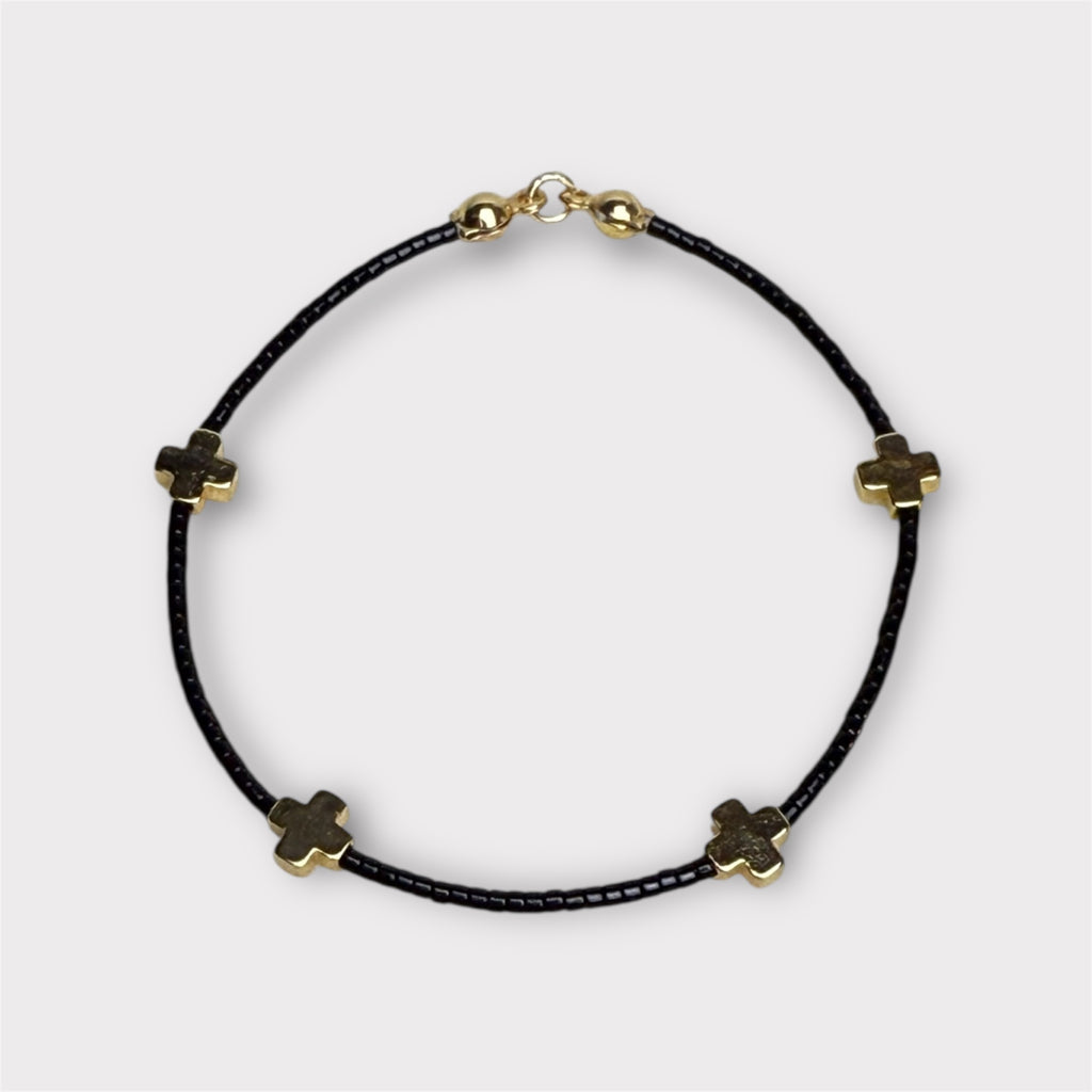 Minimalist X's & Os - black