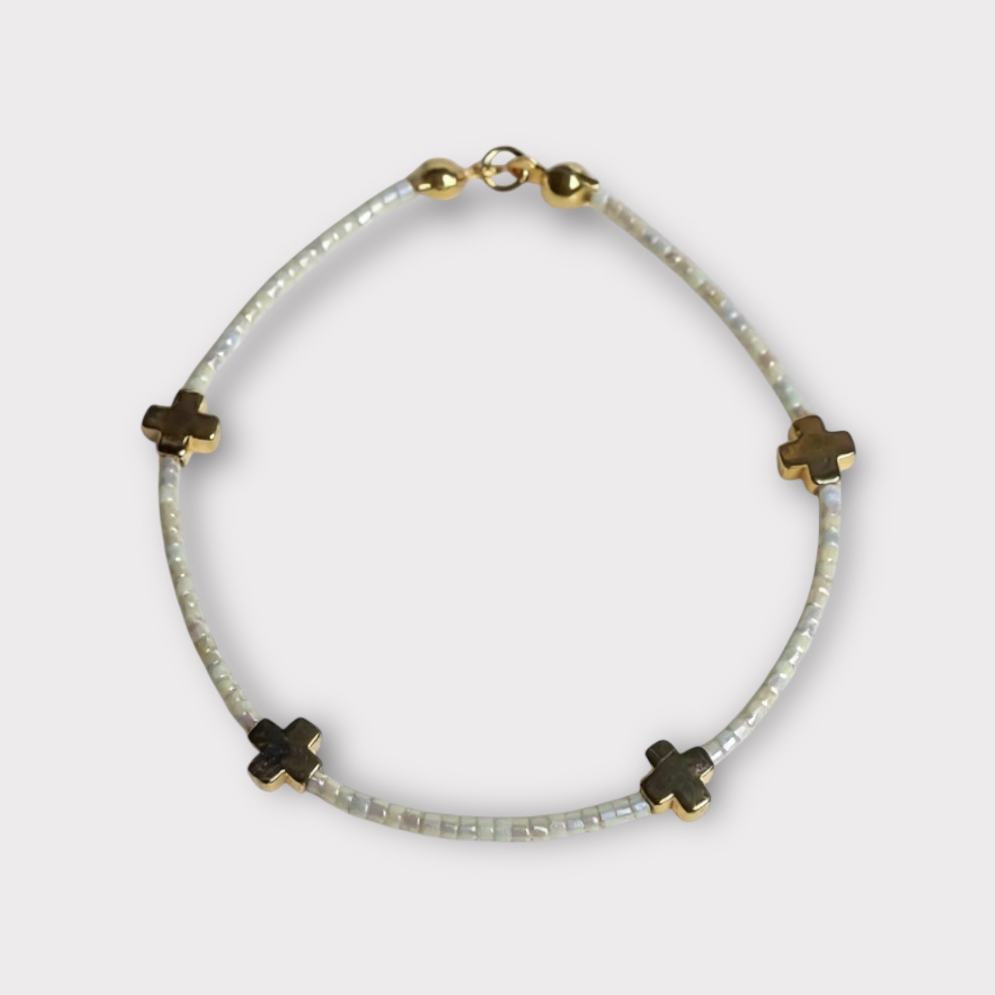 Minimalist X's & Os - ivory