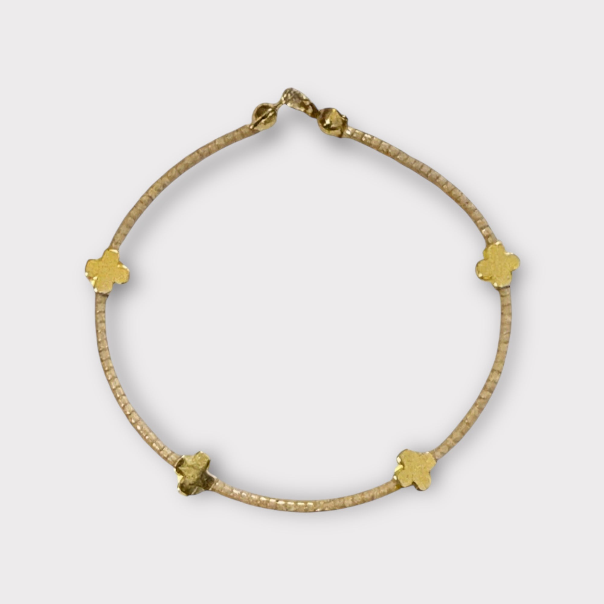 Minimalist X's & Os - tan